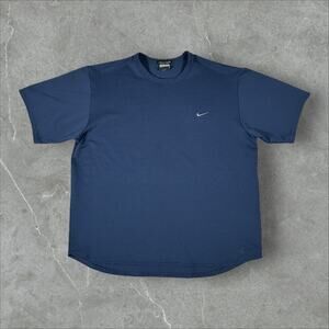 Vintage Nike Sphere Silver Grey Tag Size XL Athletic Embroidered Swoosh T-Shirt